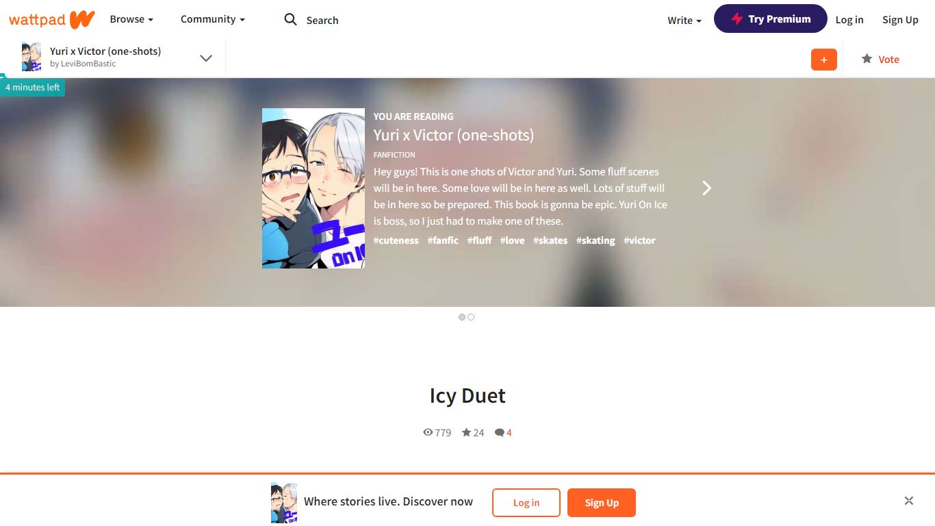 Yuri x Victor (one-shots) - Icy Duet - Wattpad